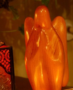 Hand-carved angel