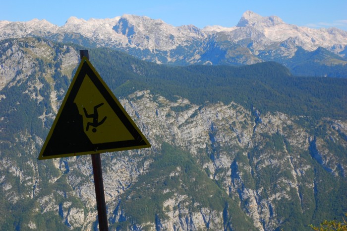 Please don't plunge off the mountain