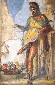 Figure of Priapus from Pompeii